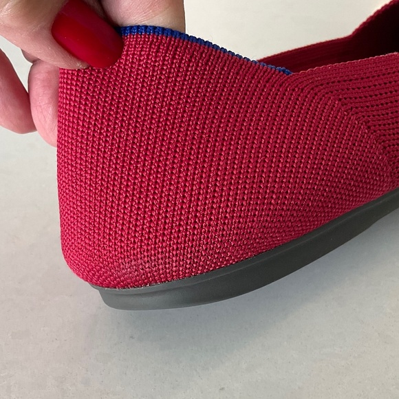 ROTHY’S  Red Round Toe Size 9.5 - Picture 7 of 8
